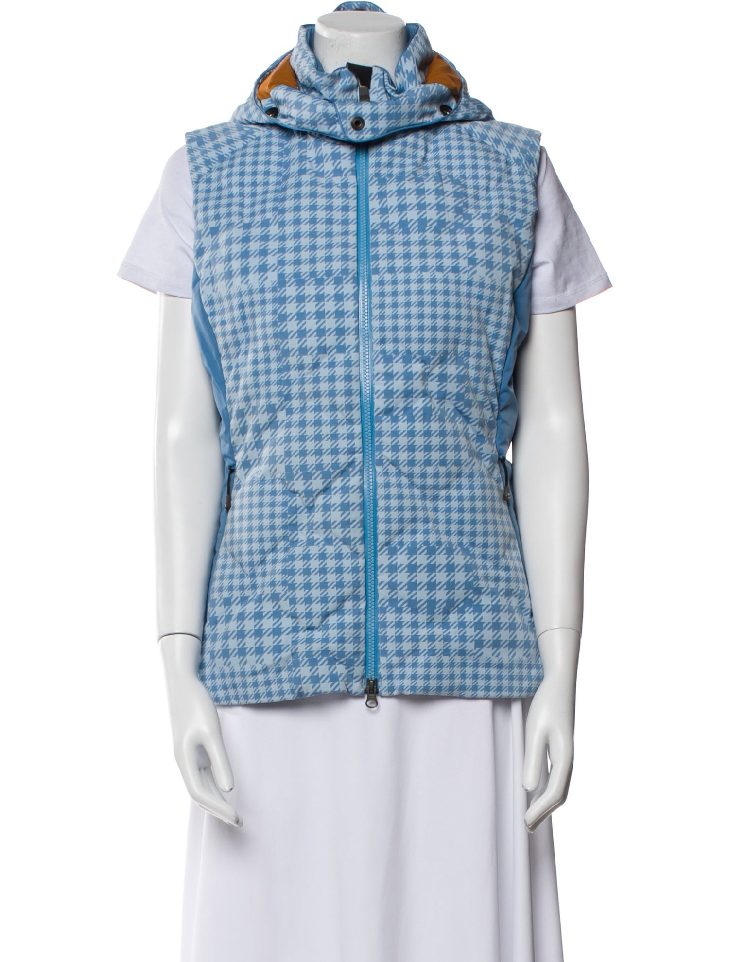 Mountain Force Plaid Print Vest