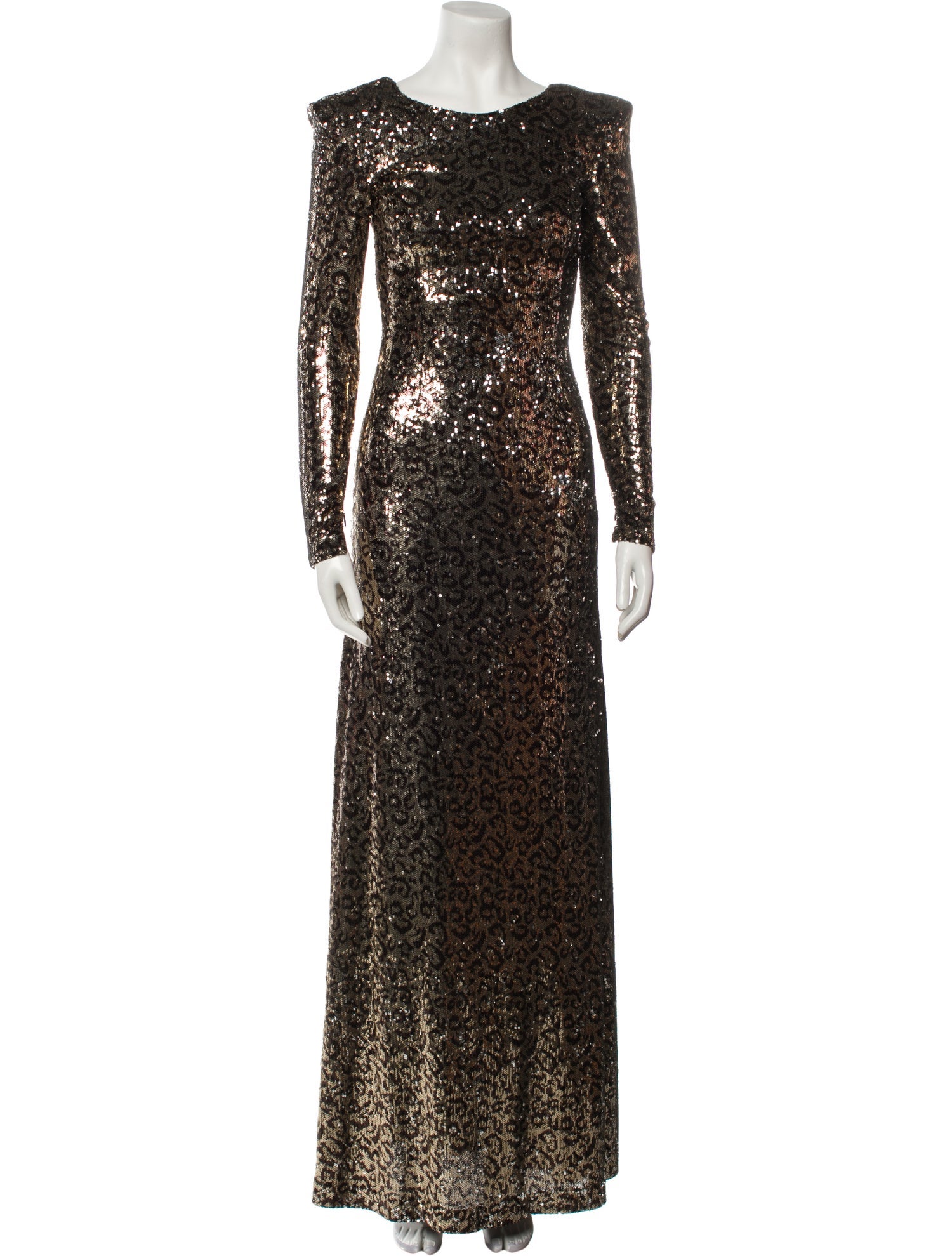 Manila Grace Scoop Neck Long Dress