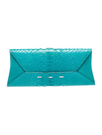Manila Grace Snakeskin Clutch