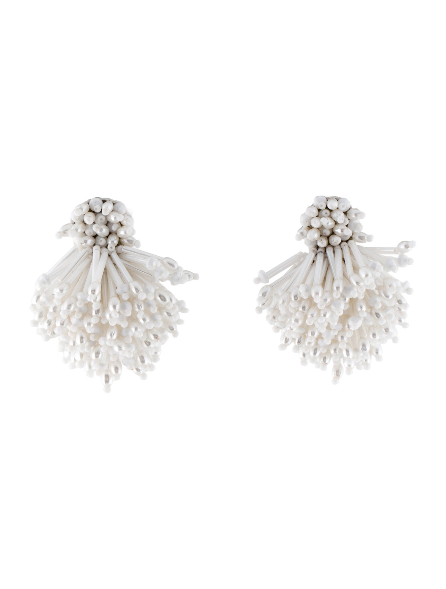 Mignonne Gavigan Faux Pearl & Beaded Burst Earrings