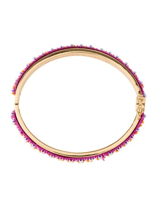 Mignonne Gavigan Beaded Embroidered Bangle Bracelet