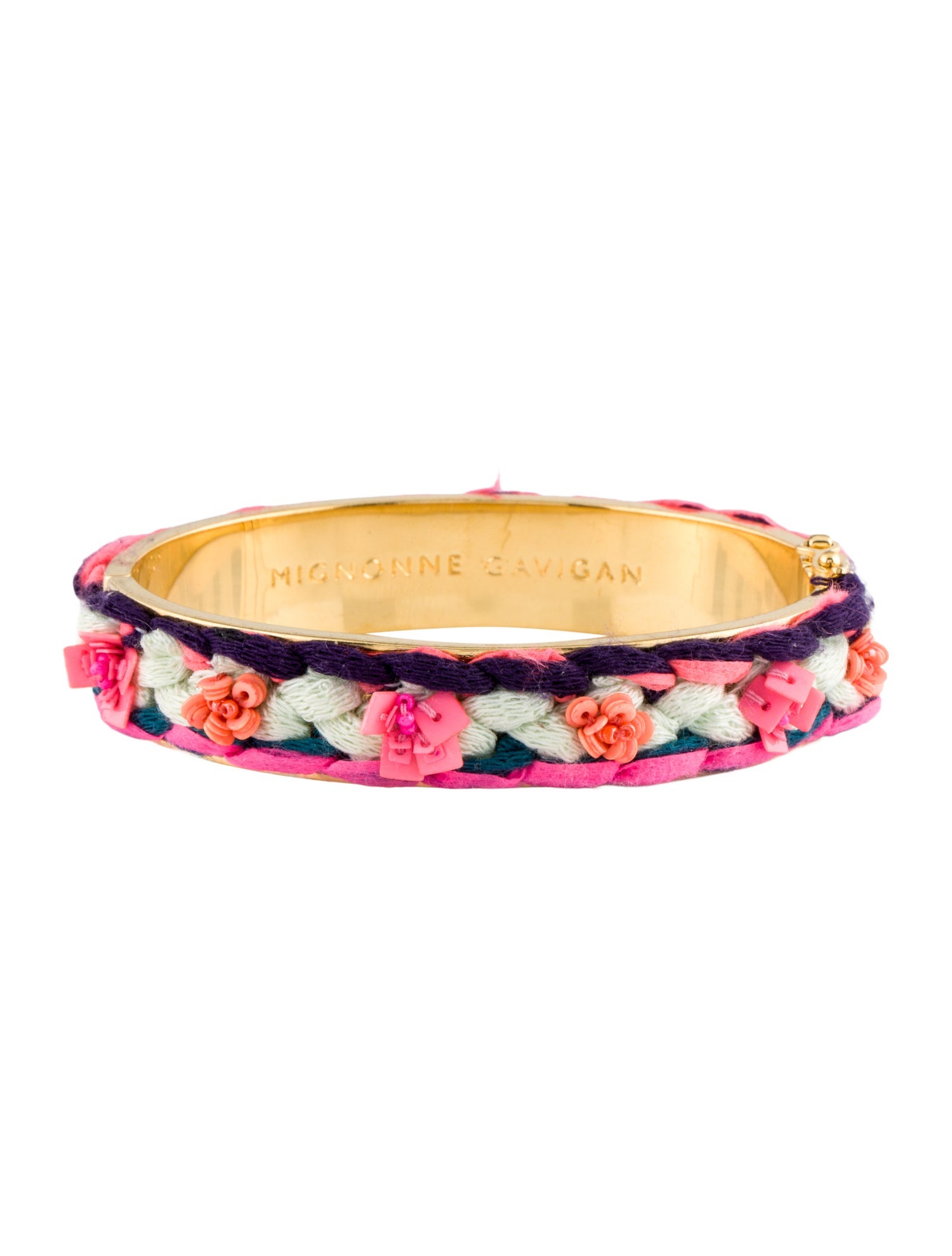 Mignonne Gavigan Embroidered Bangle Bracelet