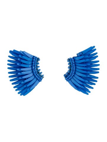 Mignonne Gavigan Stud Bead & Sequin "Mini Medline" Earrings