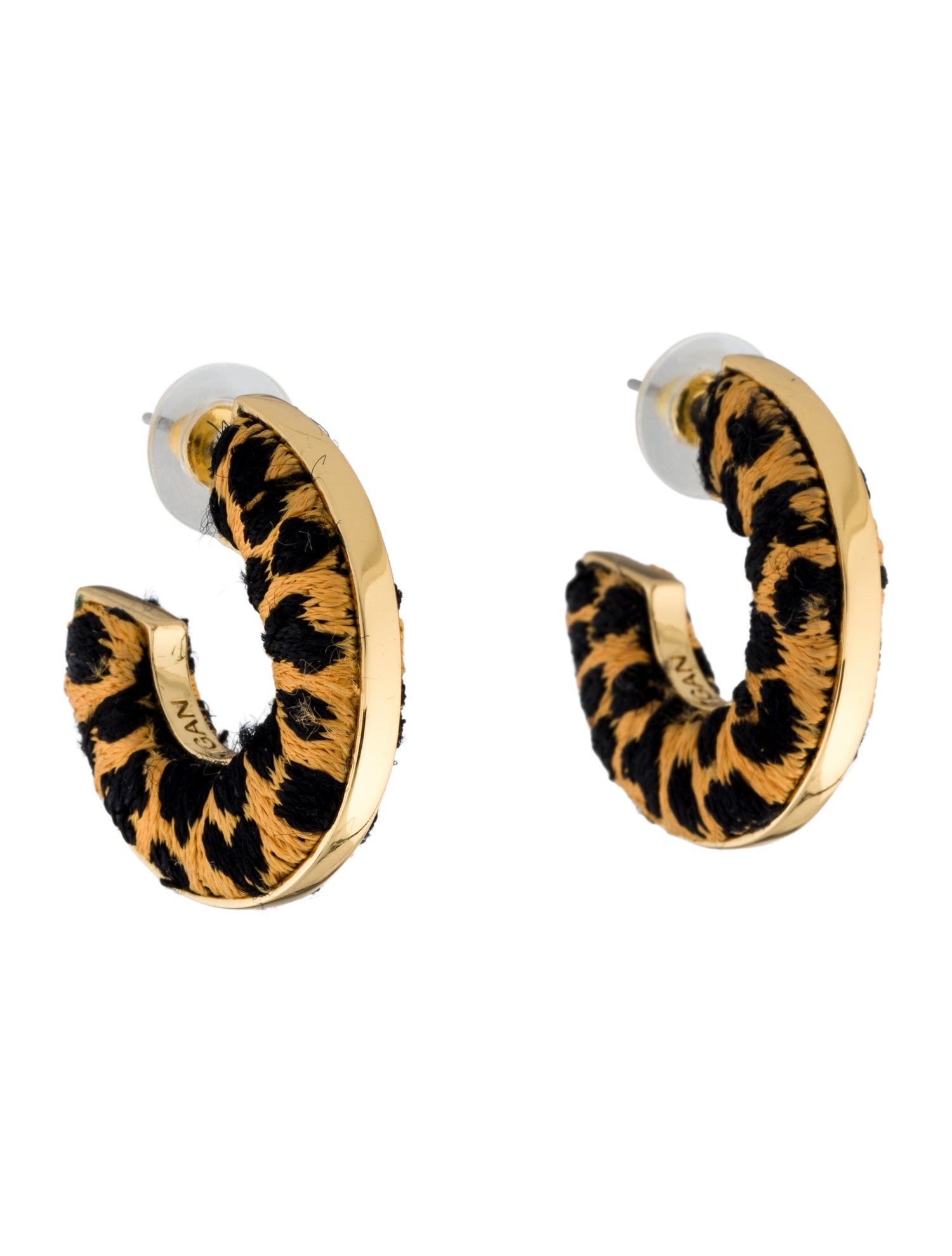 Mignonne Gavigan Mini Leopard Hoop Earrings