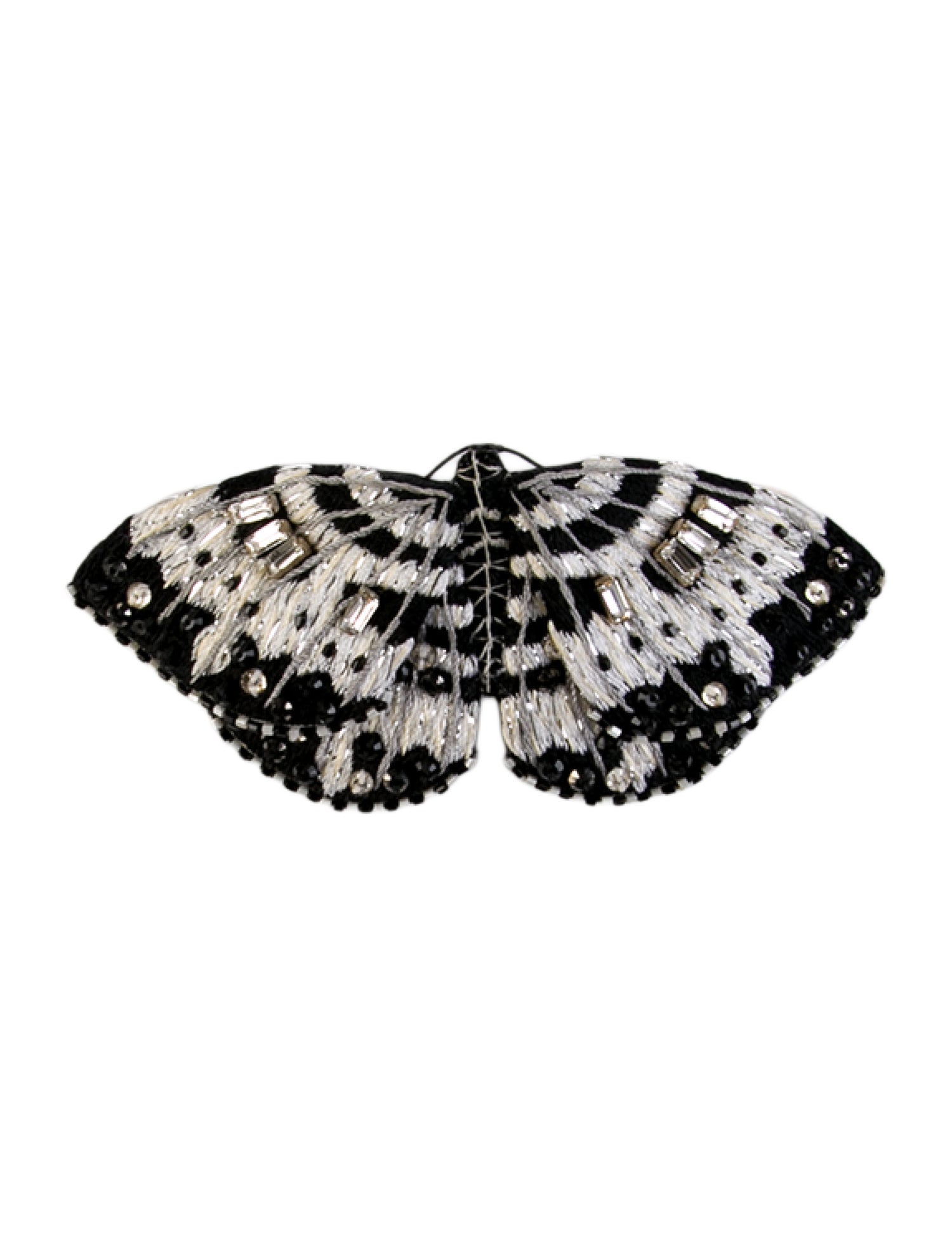 Mignonne Gavigan Pattern Print Butterfly Hairpin
