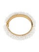 Mignonne Gavigan Faux Pearl Beaded Bangle Bracelet