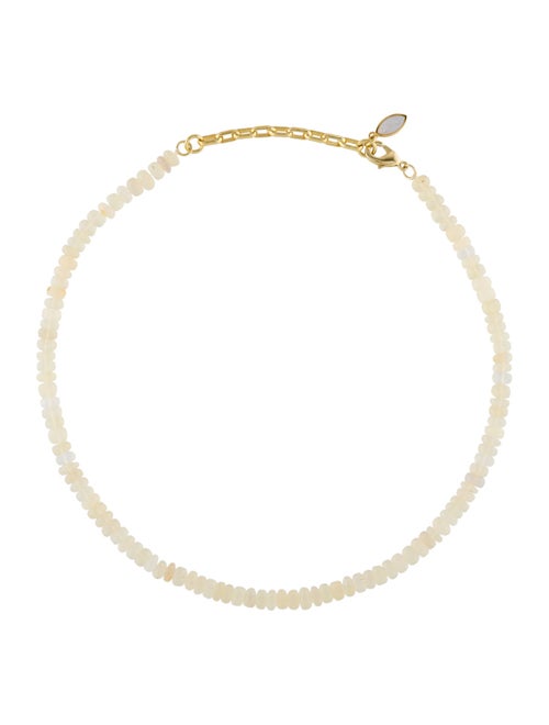 Mignonne Gavigan Mother of Pearl, Cubic Zirconia & Crystal Beaded Necklace