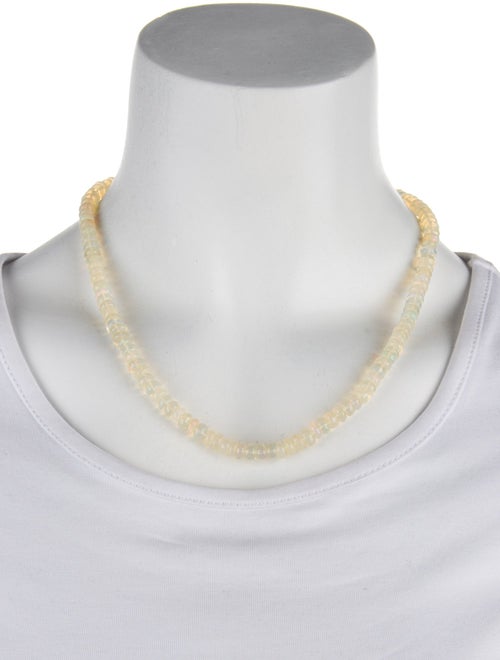 Mignonne Gavigan Mother of Pearl, Cubic Zirconia & Crystal Beaded Necklace