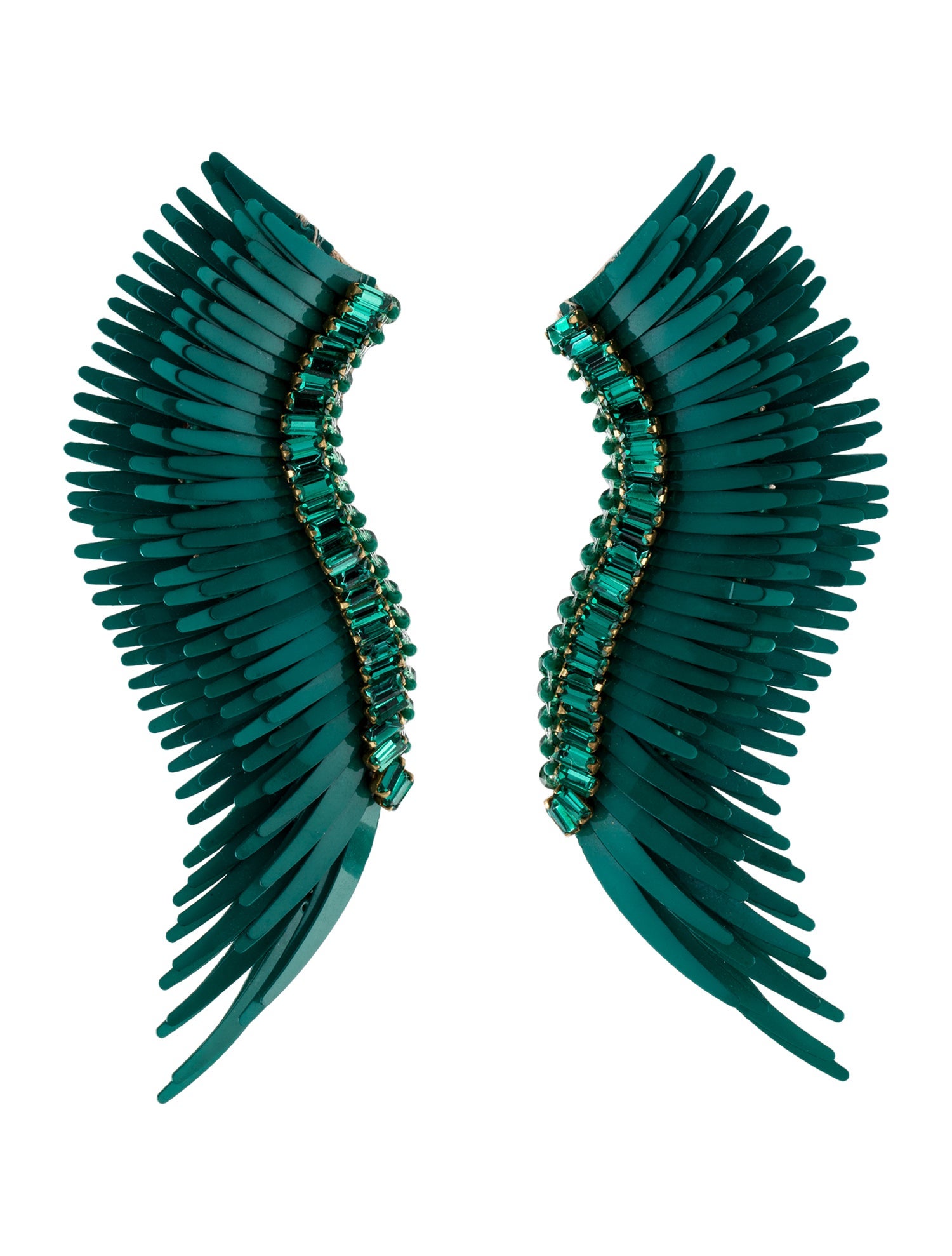 Mignonne Gavigan Crystal & Sequin Madeline Drop Earrings