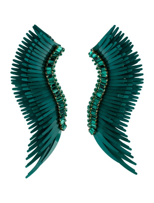 Mignonne Gavigan Crystal & Sequin Madeline Drop Earrings