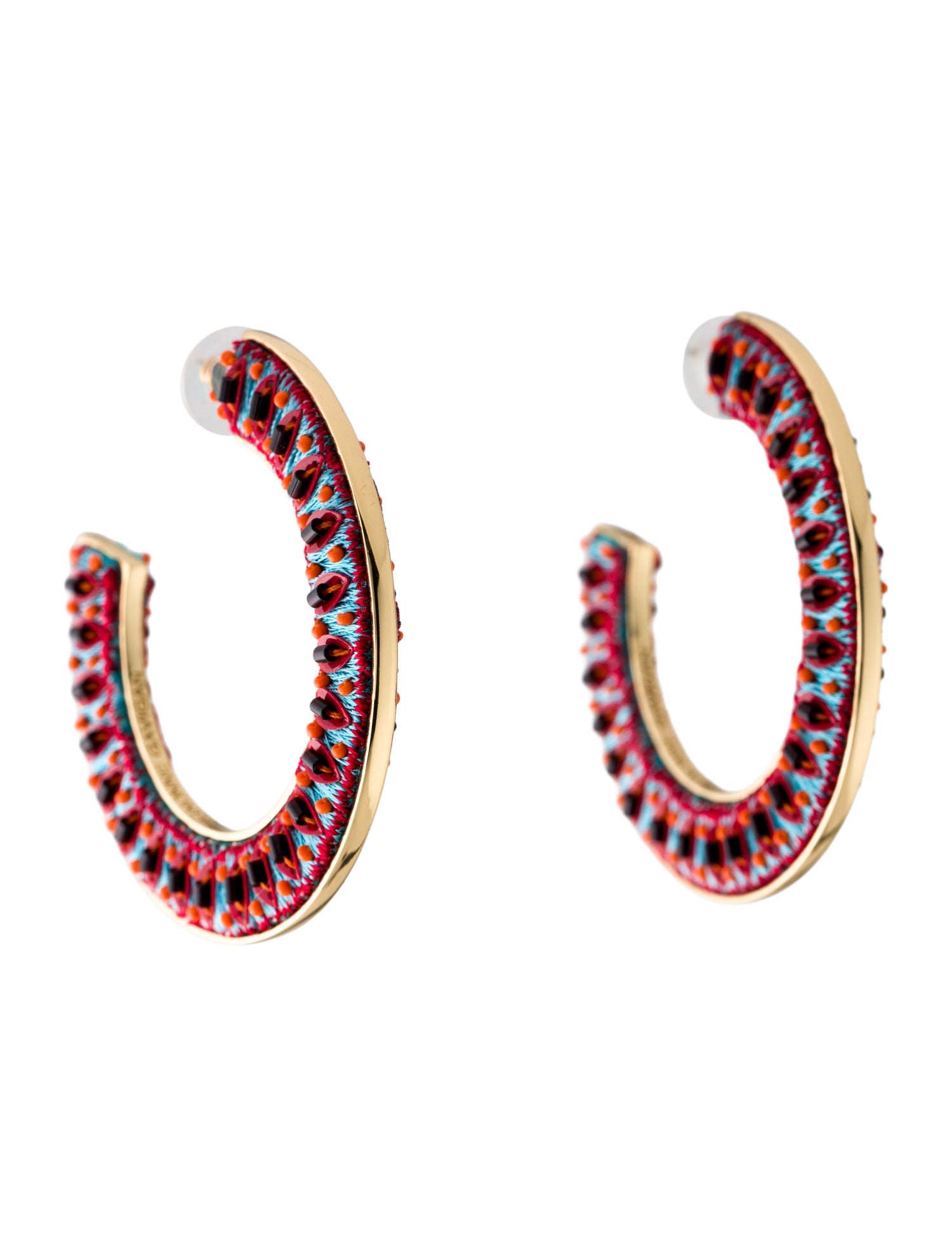 Mignonne Gavigan Beaded Hoop Earrings