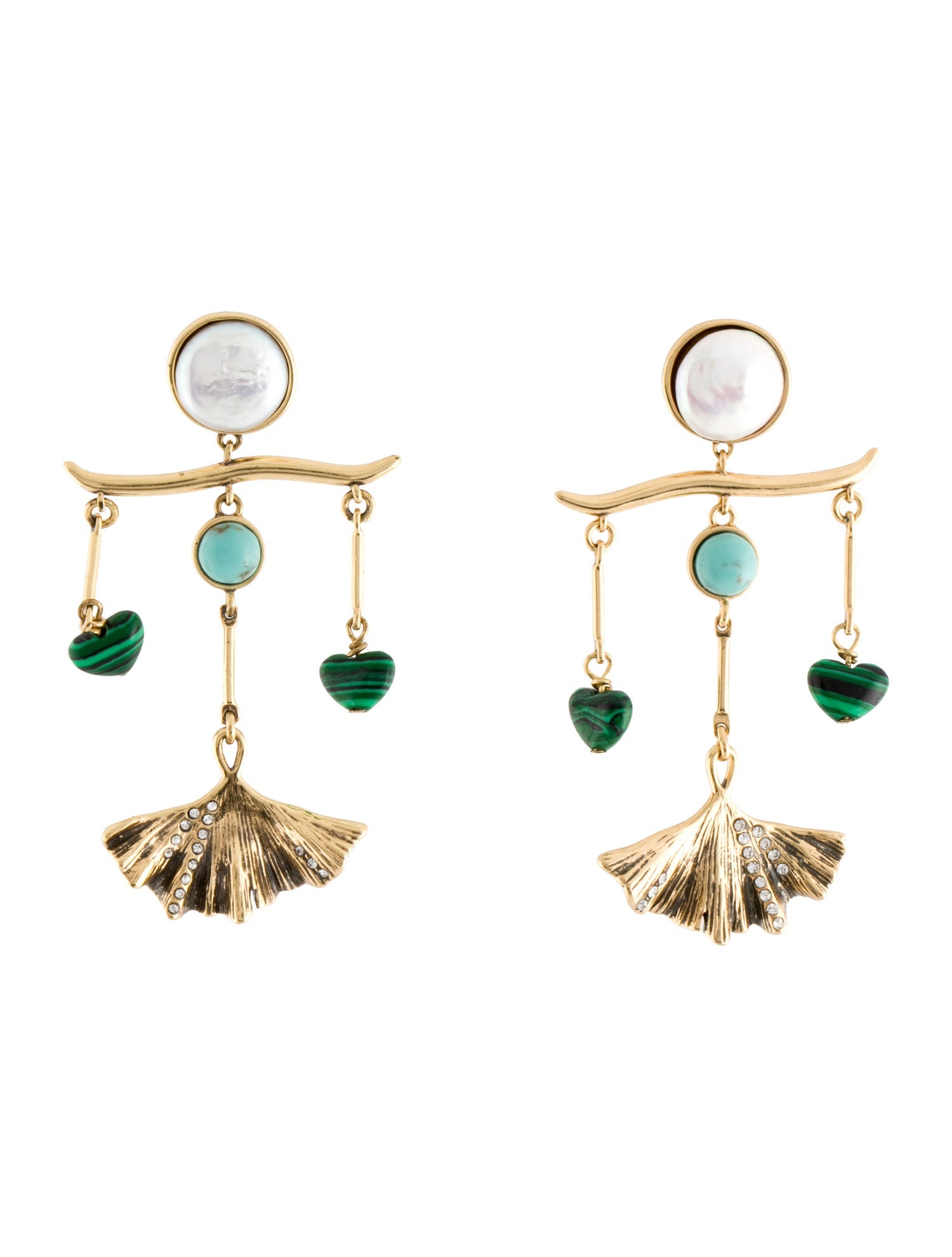 Mignonne Gavigan Pearl & Stone Drop Earring
