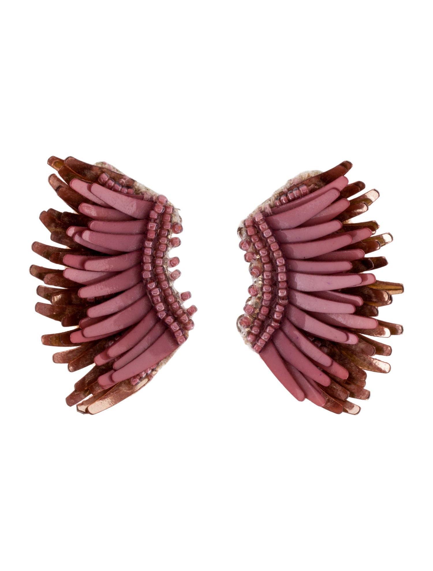 Mignonne Gavigan Leather & Bead Mini Madeline Stud Earrings
