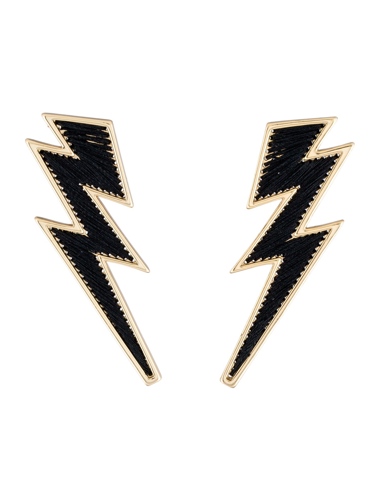 Mignonne Gavigan Thread Lightening Bolt Earrings
