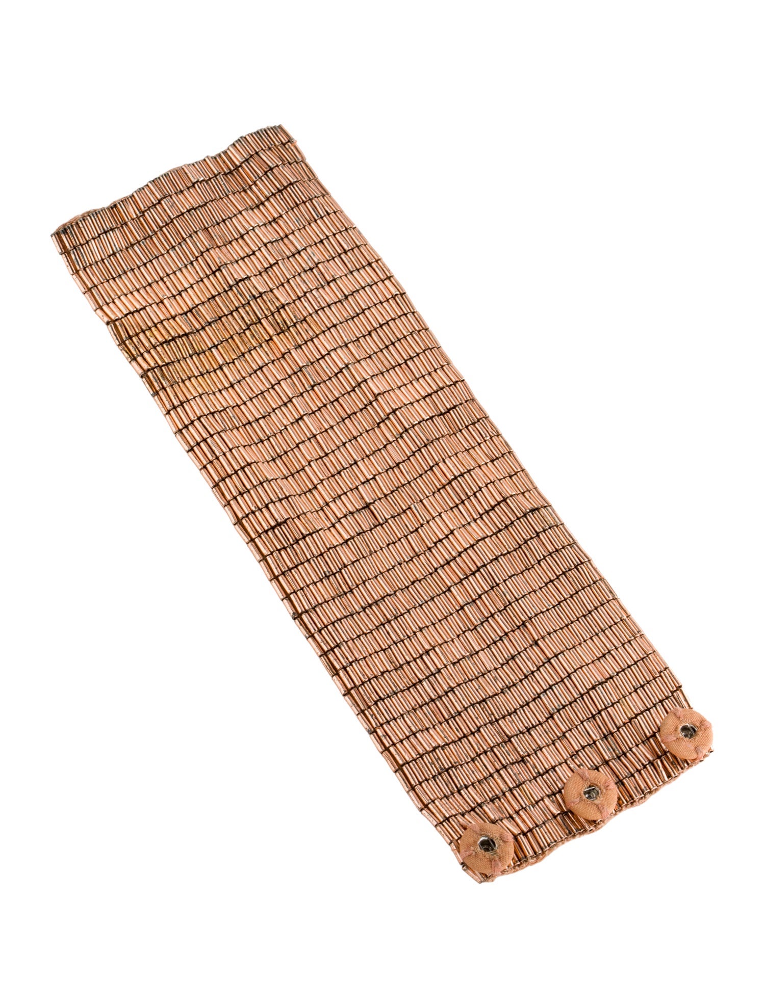 Mignonne Gavigan Bead and Fabric Wrap Bracelet