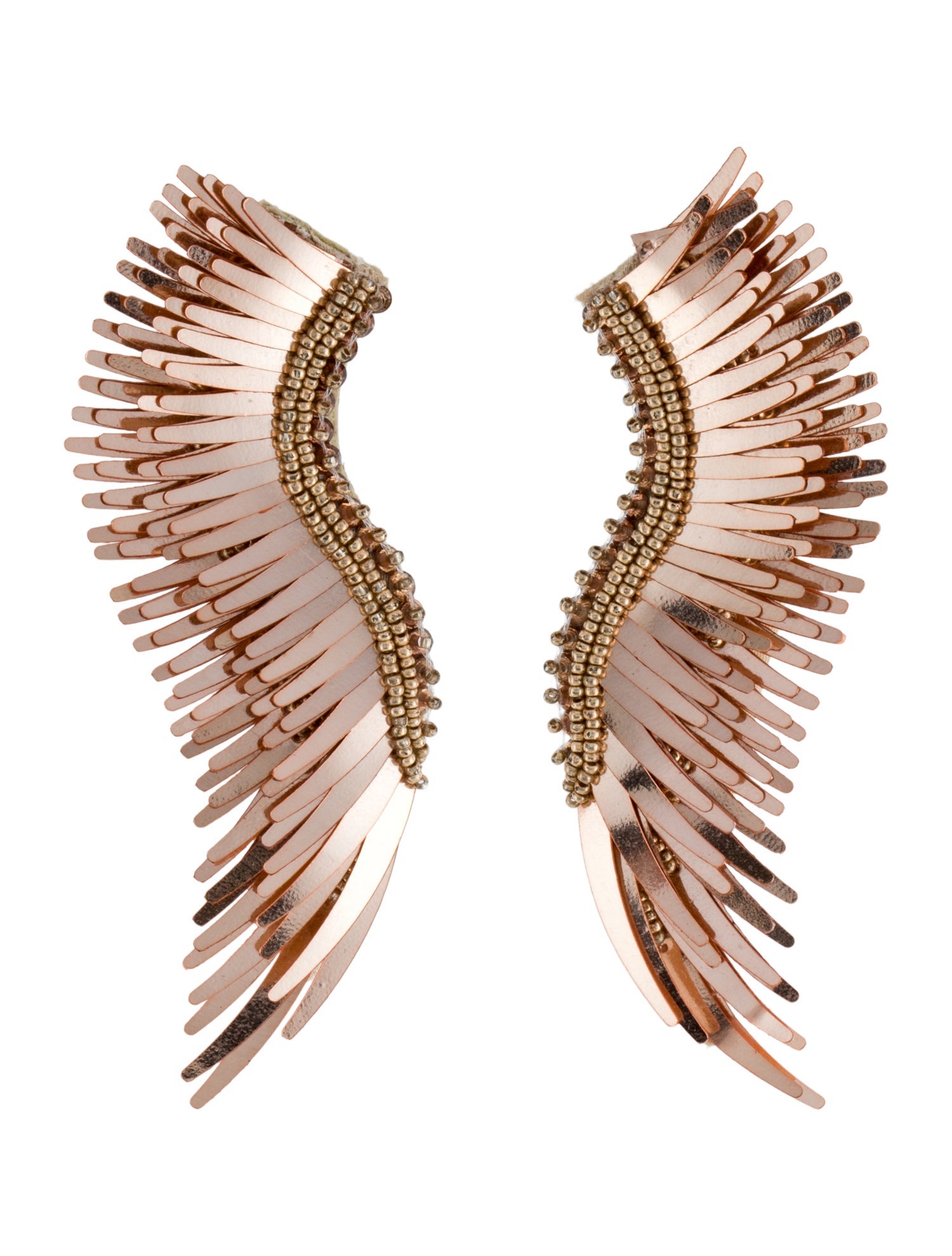 Mignonne Gavigan Sequins & Bead "Madeline" Drop Earrings