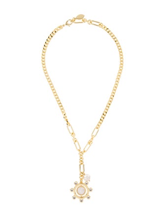 Mignonne Gavigan Mother of Pearl & Pearl Gracie Charm Pendant Necklace