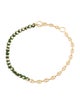 Mignonne Gavigan Beaded "Jordyn" Chain Collar Necklace