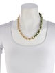 Mignonne Gavigan Beaded "Jordyn" Chain Collar Necklace