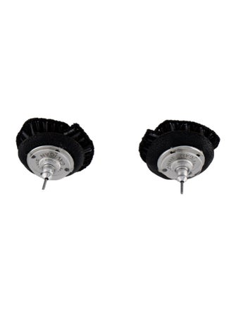 Mignonne Gavigan Leather Fabric & Bead Swirl Stud Bracelet