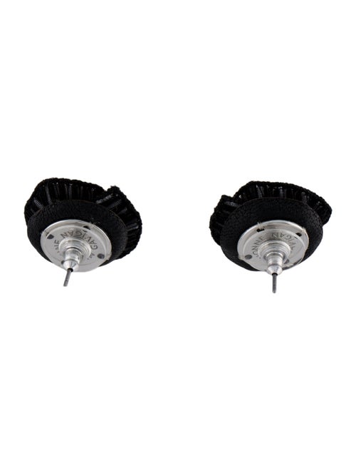 Mignonne Gavigan Leather Fabric & Bead Swirl Stud Bracelet