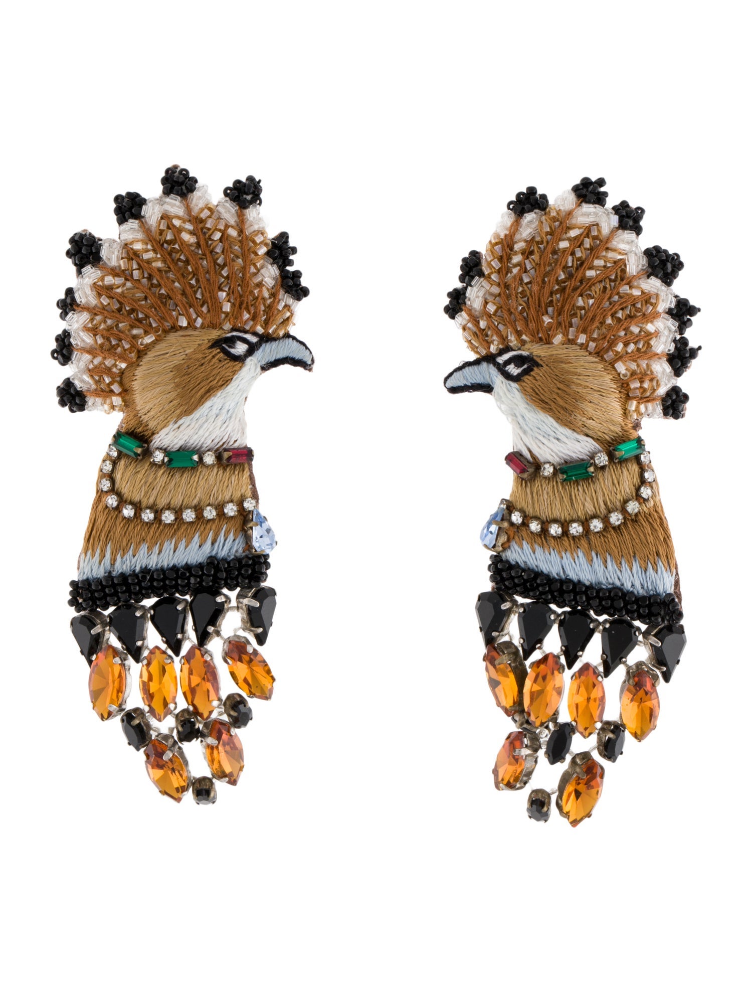 Mignonne Gavigan Bead & Crystal Palace Brid Drop Earrings