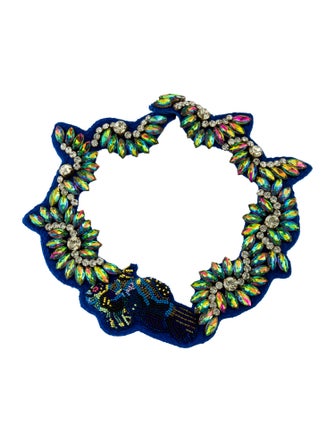 Mignonne Gavigan Crystal & Bead Collar Necklace