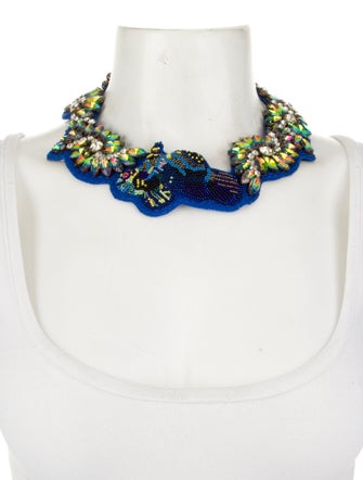 Mignonne Gavigan Crystal & Bead Collar Necklace