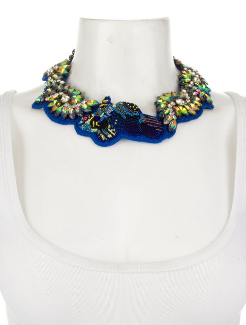 Mignonne Gavigan Crystal & Bead Collar Necklace