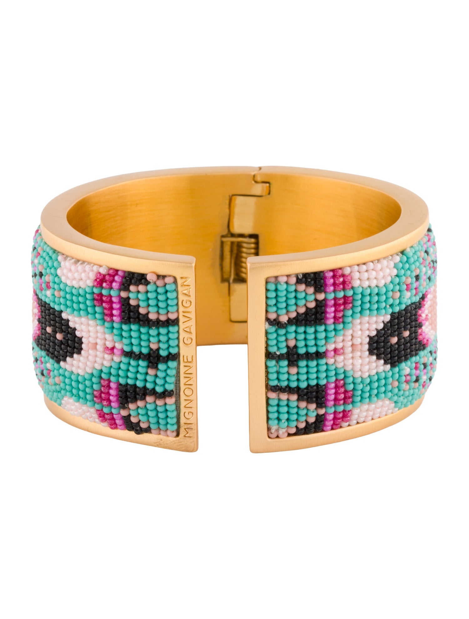 Mignonne Gavigan Beaded Wide Cuff Bracelet