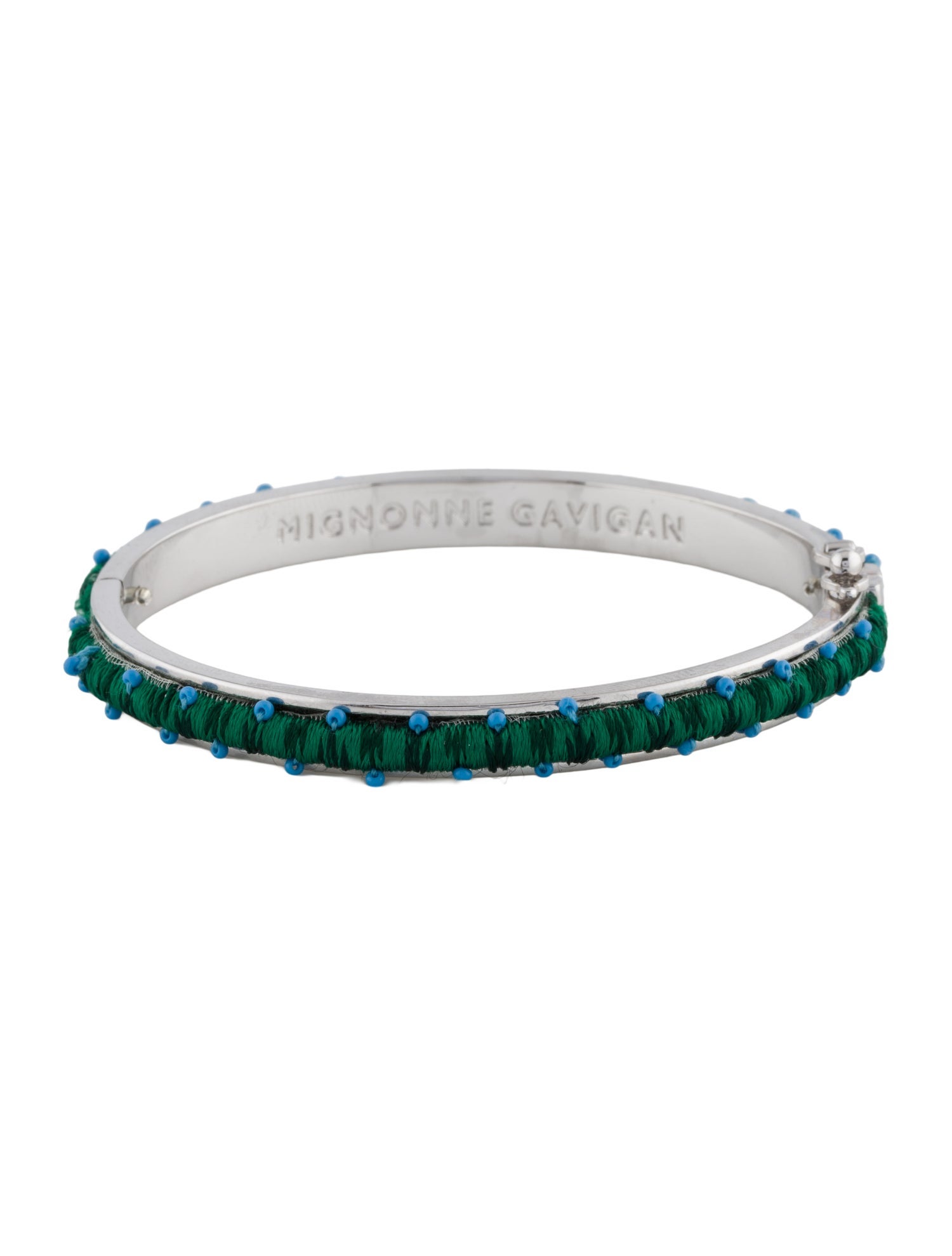 Mignonne Gavigan Bead & Thread Bangle Bracelet