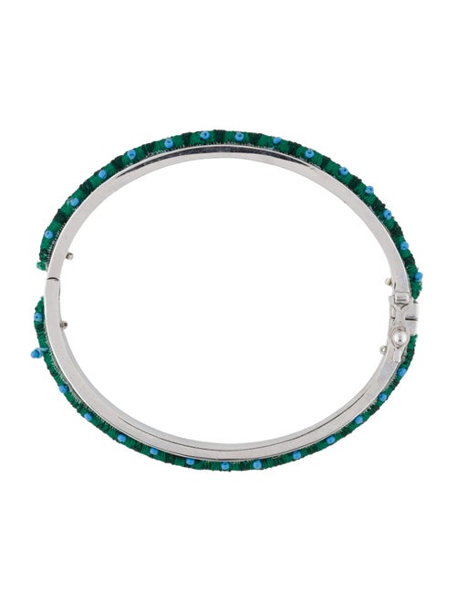 Mignonne Gavigan Bead & Thread Bangle Bracelet