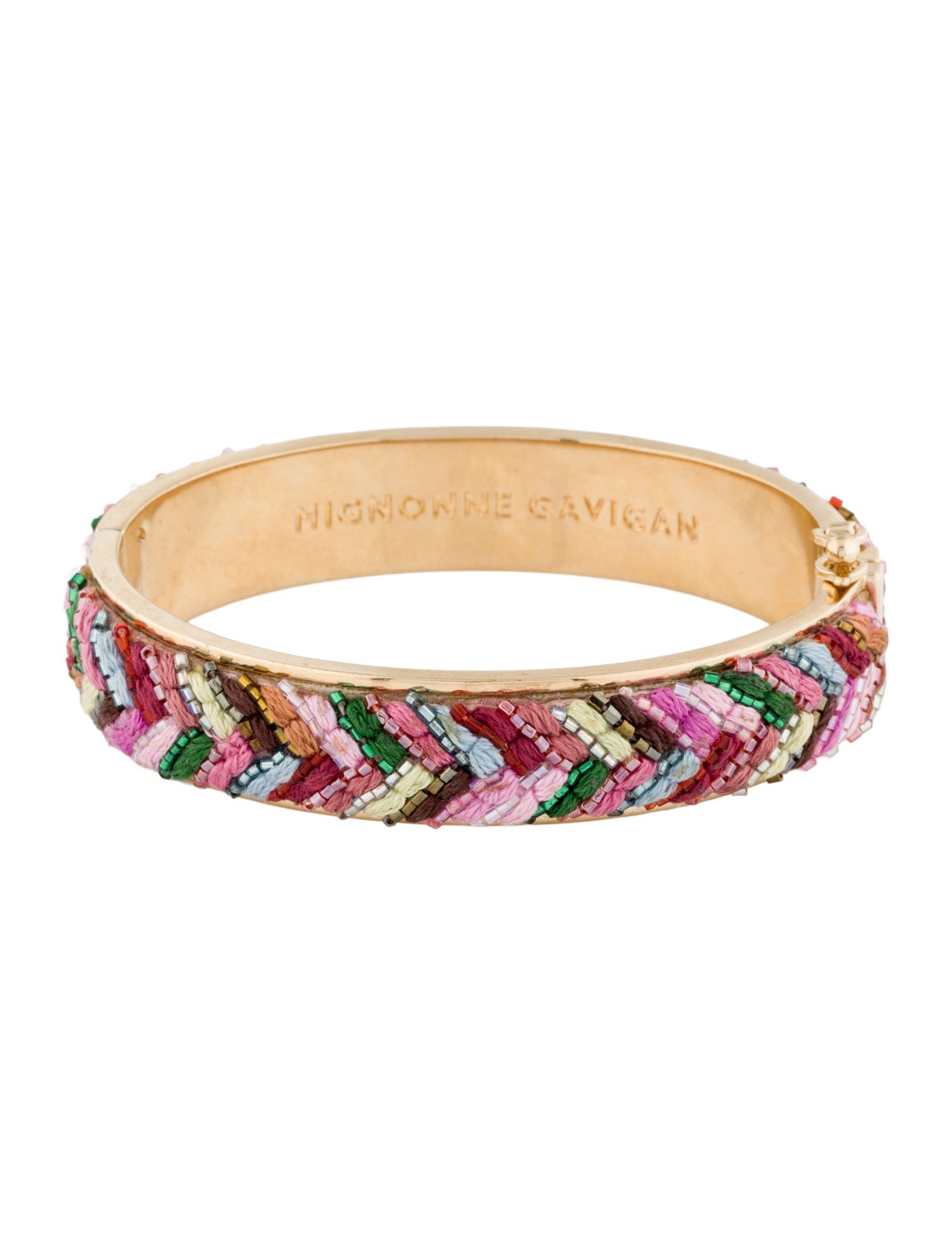Mignonne Gavigan Embroidered Bangle Bracelet