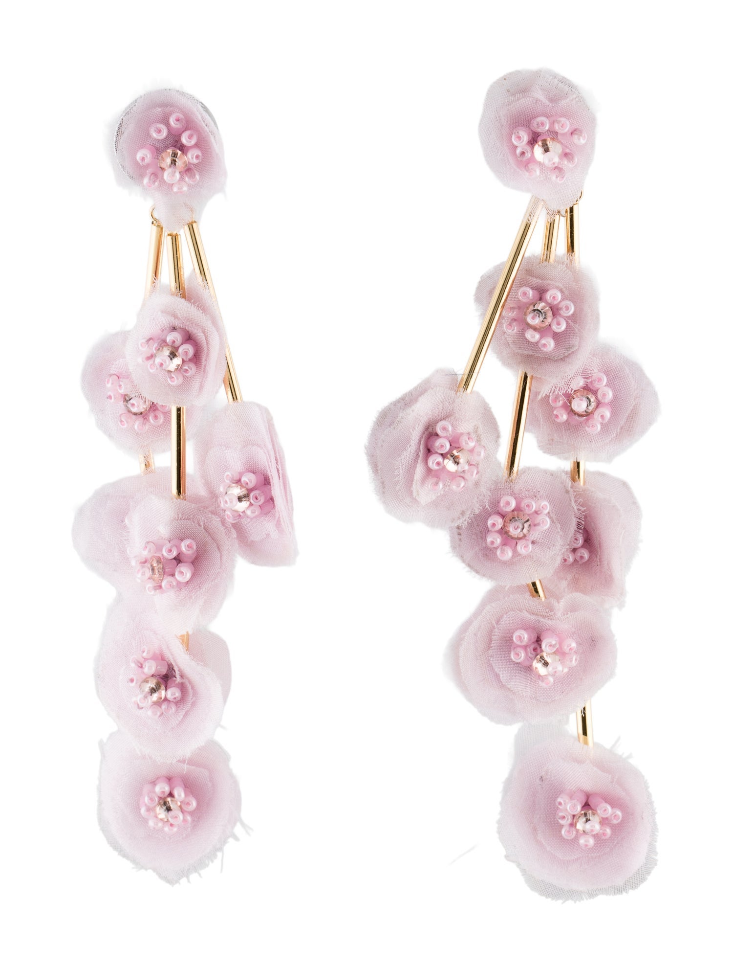 Mignonne Gavigan Beaded Flower Drop Earrings