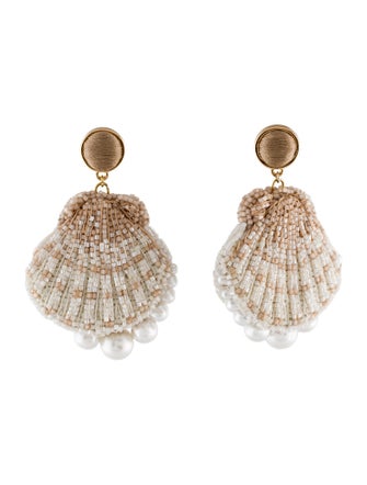 Mignonne Gavigan Faux Pearl Ariel Drop Earrings