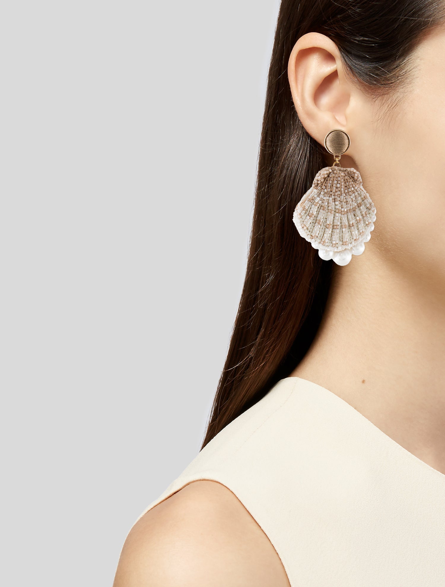 Mignonne Gavigan Faux Pearl Ariel Drop Earrings