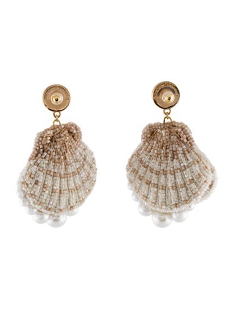 Mignonne Gavigan Faux Pearl Ariel Drop Earrings
