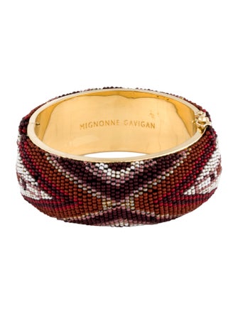 Mignonne Gavigan Glass Beaded Kilim Bangle Bracelet