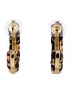 Mignonne Gavigan Thread Mini Leopard Hoop Earrings
