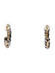 Mignonne Gavigan Thread Leopard Mega Hoop Earrings