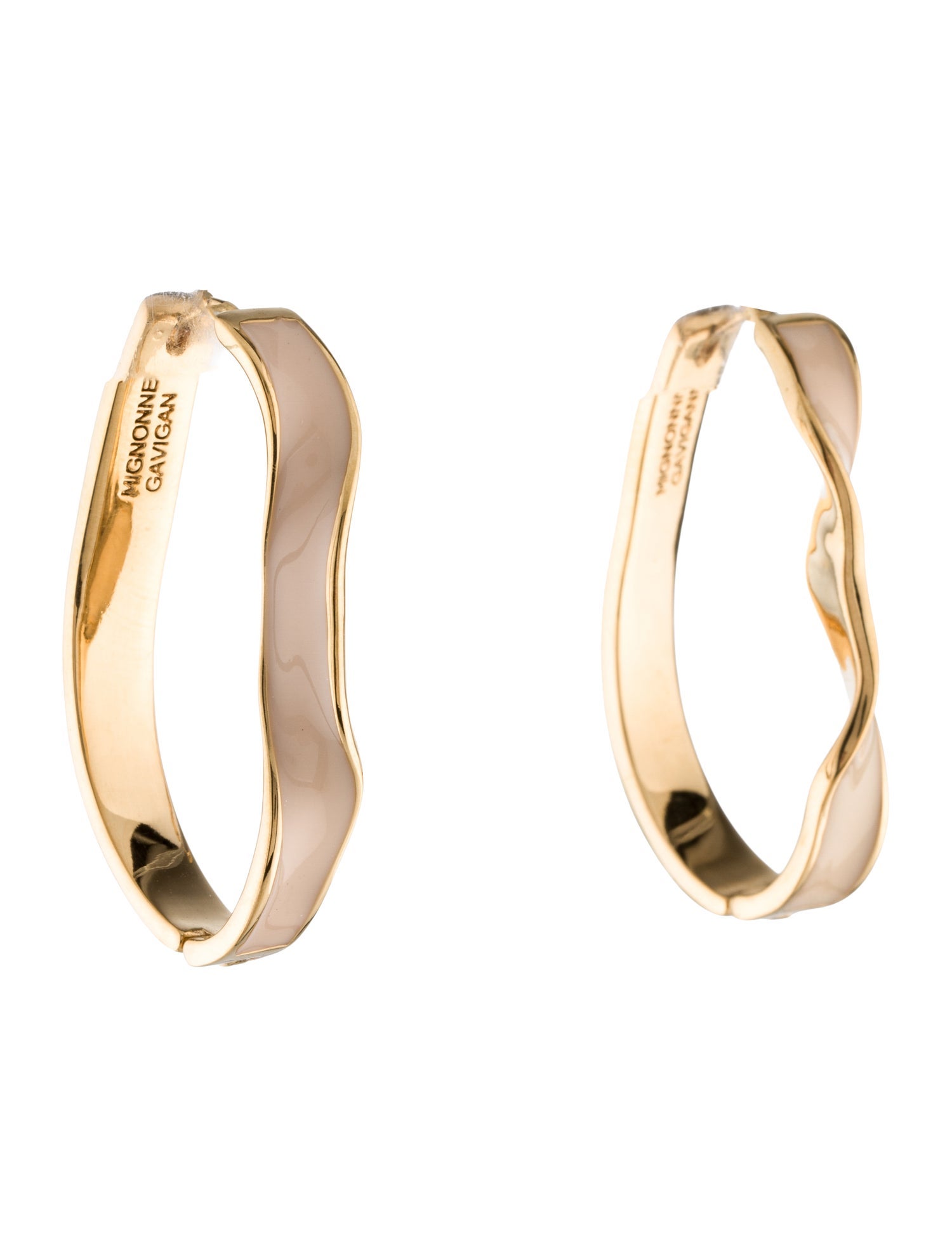Mignonne Gavigan Enamel Hoop Earrings
