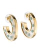 Mignonne Gavigan Mother Of Pearl Mini Fiona Hoop Earrings