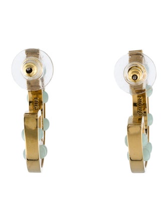 Mignonne Gavigan Mother Of Pearl Mini Fiona Hoop Earrings