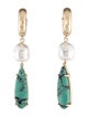 Mignonne Gavigan Faux Pearl & Resin Drop Earrings