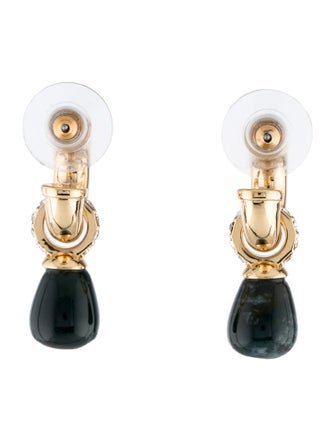 Mignonne Gavigan Crystal Drop Hoop Earrings