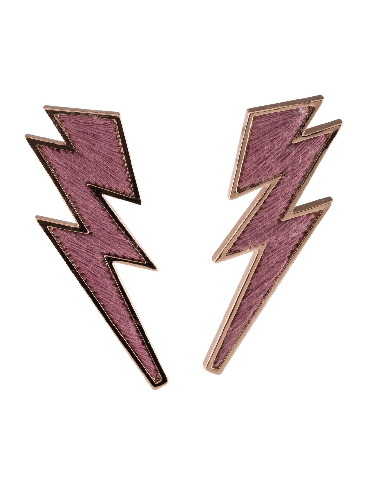 Mignonne Gavigan Thread Lightening Bolt Drop Earring