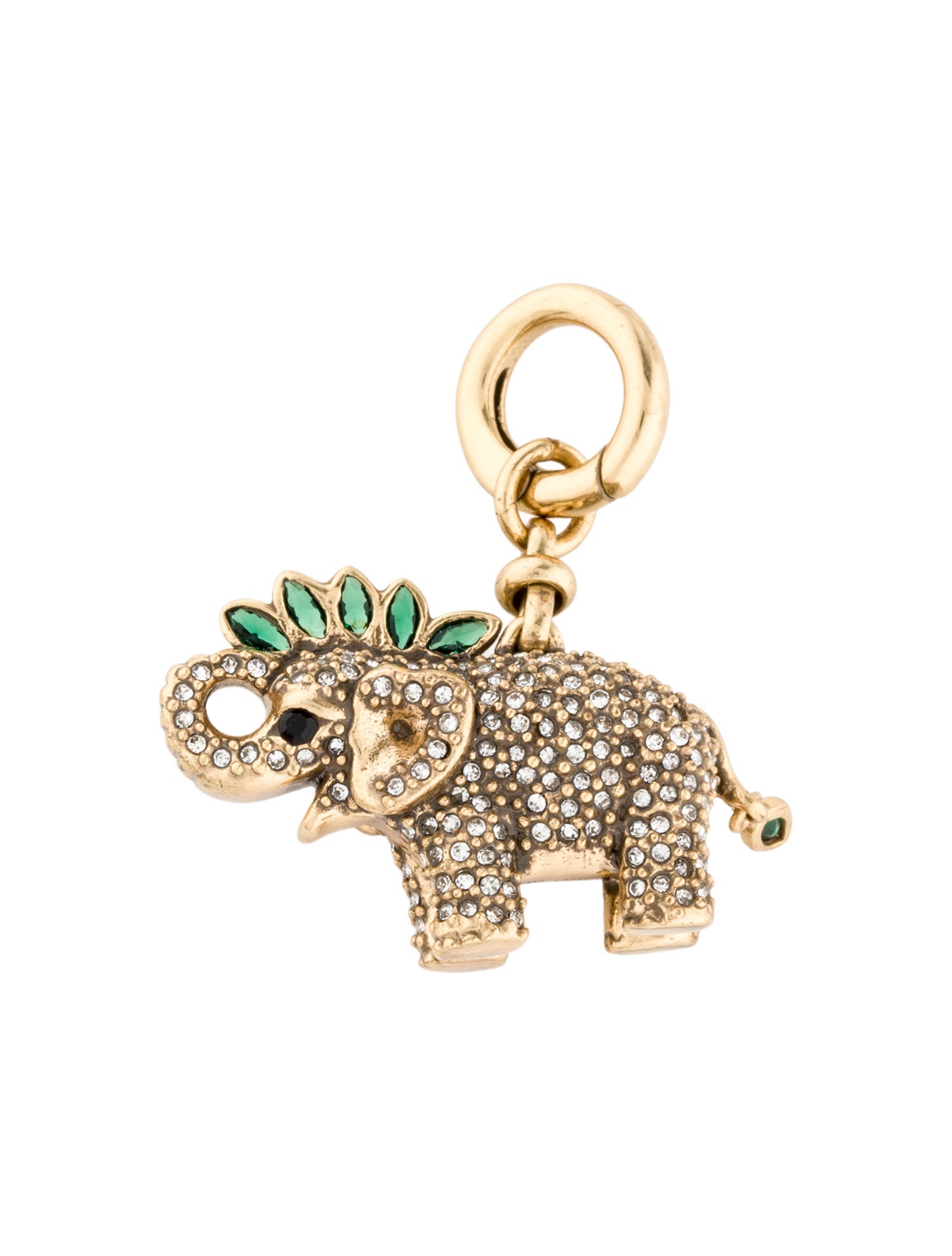 Mignonne Gavigan Crystal Elephant Charm Pendant