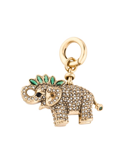 Mignonne Gavigan Crystal Elephant Charm Pendant
