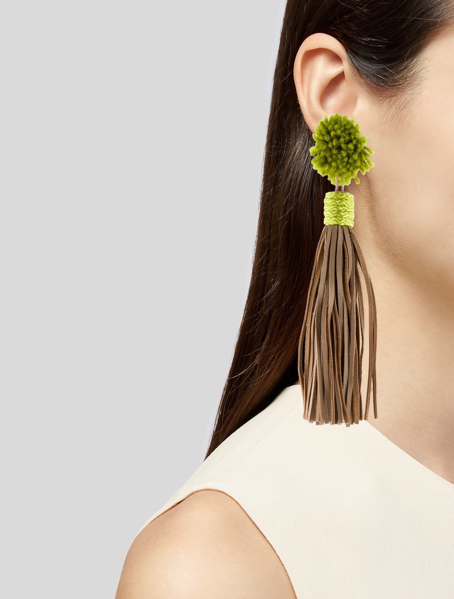Mignonne Gavigan Leather 'Audrey' Tassel Earrings