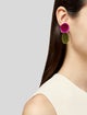 Mignonne Gavigan Beaded Cactus Flower Drop Earrings
